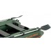 Надувная лодка Колибри КМ-245Д Профи (Kolibri KM-245D) моторная килевая слань-книжка, зелёная