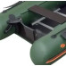 Надувная лодка Колибри КМ-400ДСЛ (Kolibri KM-400DSL) моторная килевая фанерный пайол, зелёная