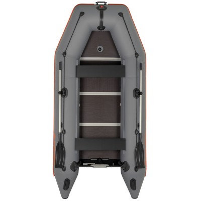 Kolibri KM-330D (Kolibri KM-330D Profi) dunkelgraues Schlauchboot mit Motorkiel + Aluminiumboden