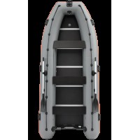 Kolibri KM-400DSL (Kolibri KM-400DSL) dunkelgraues Schlauchboot mit Motorkiel + Aluminiumboden