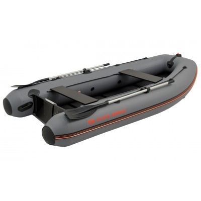 Kolibri KM-330DL (Kolibri KM-330DL) dunkelgraues Schlauchboot mit Motorkiel + Air-Deck