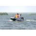 Kolibri KM-330DL (Kolibri KM-330DL) dunkelgraues Schlauchboot mit Motorkiel + Air-Deck
