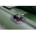 Колибри КМ-450ДСЛ (Kolibri KM-450DSL) зелёная моторная килевая надувная лодка + алюминиевый пайол