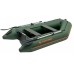Kolibri KM-260D (Kolibri KM-260D Profi) grünes Motorkiel-Schlauchboot + Lattenboden