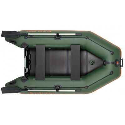 Kolibri KM-260D (Kolibri KM-260D Profi) grünes Motorkiel-Schlauchboot + Lattenboden