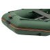 Надувная лодка Колибри КМ-360Д Профи (Kolibri KM-360D) моторная килевая фанерный пайол, зелёная