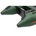 Надувная лодка Колибри КМ-360Д Профи (Kolibri KM-360D) моторная килевая фанерный пайол, зелёная