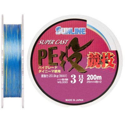 Шнур Sunline S-Cast PE Nagi Kyogi 200 m 0.285 mm 20.9 kg