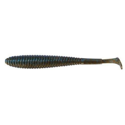 Силикон Jackall I Shad Tail 2.8" Dark Amber Blue Flake 10 шт (1699.10.28)