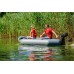 Bateau à rames gonflable Kolibri K-220T gris foncé, sans plancher