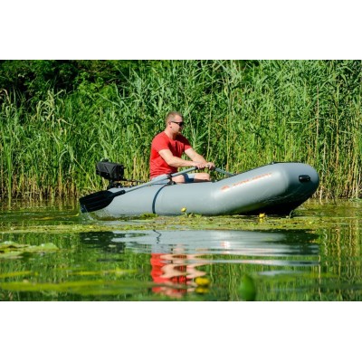 Bateau à rames gonflable Kolibri K-220T gris foncé, sans plancher