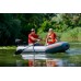 Bateau à rames gonflable Kolibri K-220T gris foncé, sans plancher