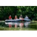 Bateau à rames gonflable Kolibri K-220T gris foncé, sans plancher