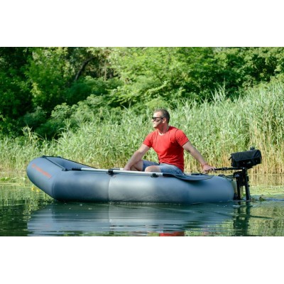 Bateau à rames gonflable Kolibri K-220T gris foncé, sans plancher