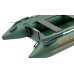 Колібрі КМ-280 (Kolibri KM-280) зелений моторний надувний човен + слань-килимок