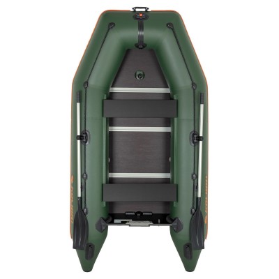 Kolibri KM-300D (Kolibri KM-300D Profi) grünes Schlauchboot mit Motorkiel + Aluminiumboden