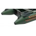 Колибри КМ-300Д (Kolibri KM-300D Профи) зелёная моторная килевая надувная лодка + алюминиевый пайол