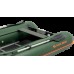 Колибри КМ-360ДСЛ (Kolibri KM-360DSL) зелёная моторная килевая надувная лодка + алюминиевый пайол