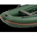 Колибри КМ-360ДСЛ (Kolibri KM-360DSL) зелёная моторная килевая надувная лодка + алюминиевый пайол