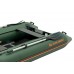 Колибри КМ-330Д (Kolibri KM-330D Профи) зелёная моторная килевая надувная лодка + фанерный пайол