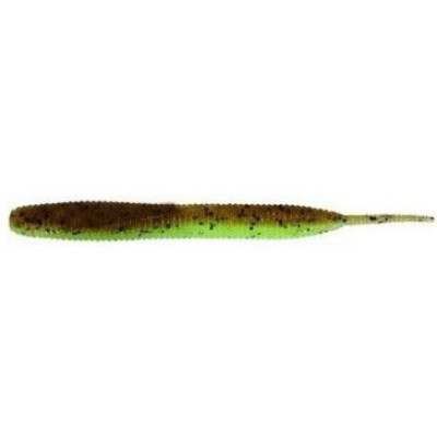 Силикон Keitech Sexy Impact 3.8" 401 Green Pumpkin / Chartreuse